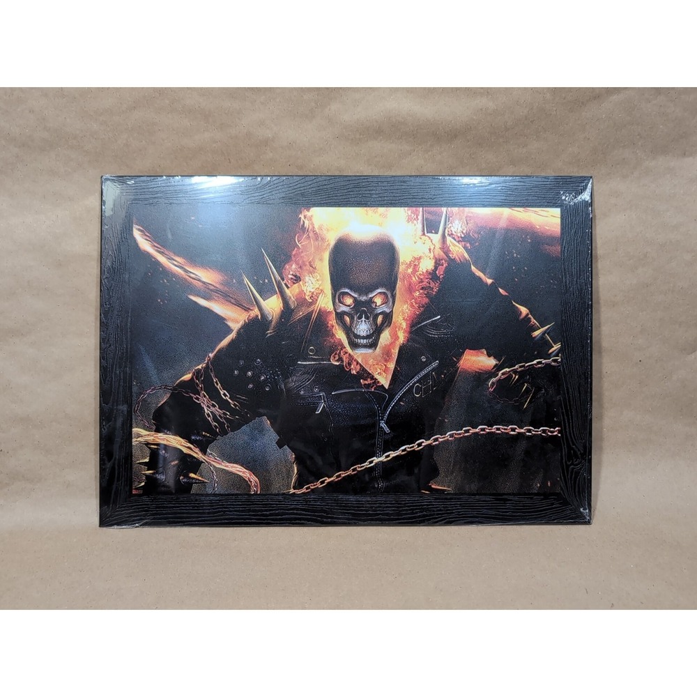 Displate Ghost Rider Metal Poster Artwork Marvel superhero